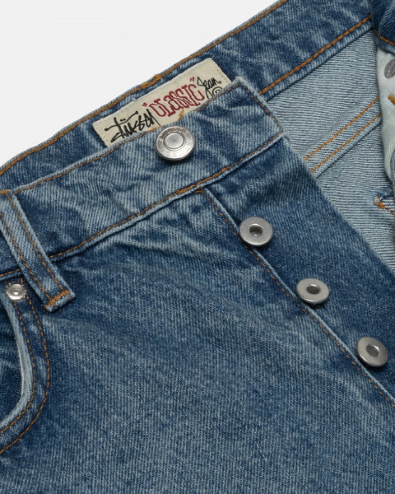 Stussy Classic Jean Denim Denim Muške Plave Srbija | QBS-5988