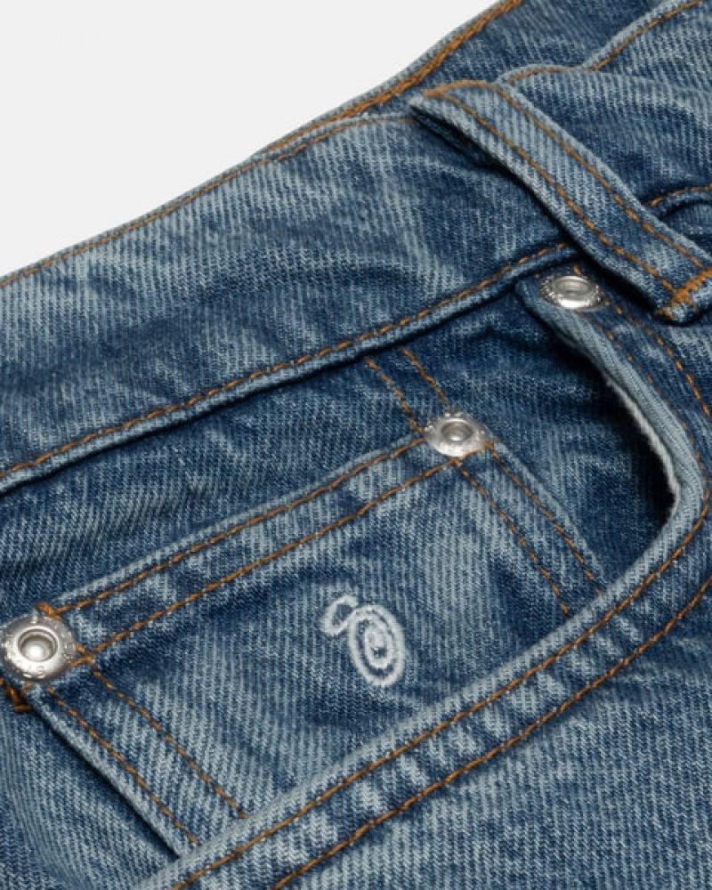 Stussy Classic Jean Denim Denim Muške Plave Srbija | QBS-5988