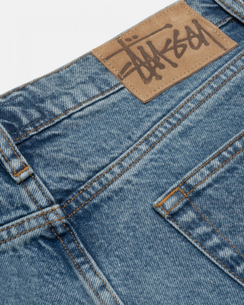 Stussy Classic Jean Denim Denim Muške Plave Srbija | QBS-5988