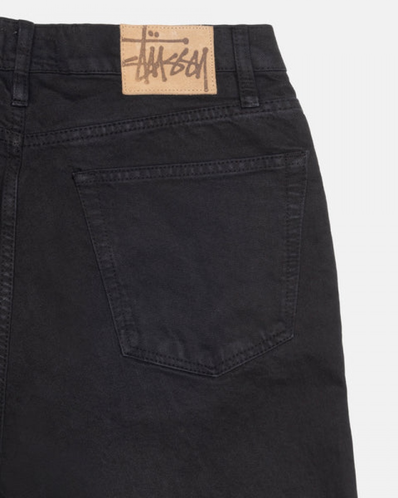 Stussy Classic Jean Overdyed Denim Ženske Crne Srbija | BVX-0892