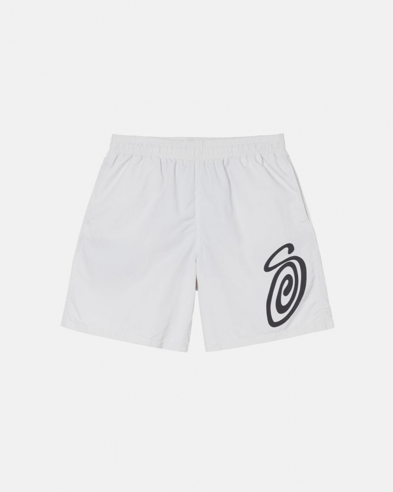 Stussy Curly S Water Short Kupaći Kostimi Muške Bež Srbija | GVP-7558