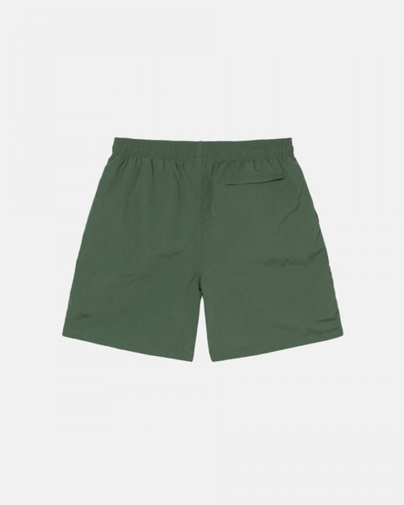 Stussy Curly S Water Short Kupaći Kostimi Ženske Maslinasto Zelene Srbija | QNN-2697