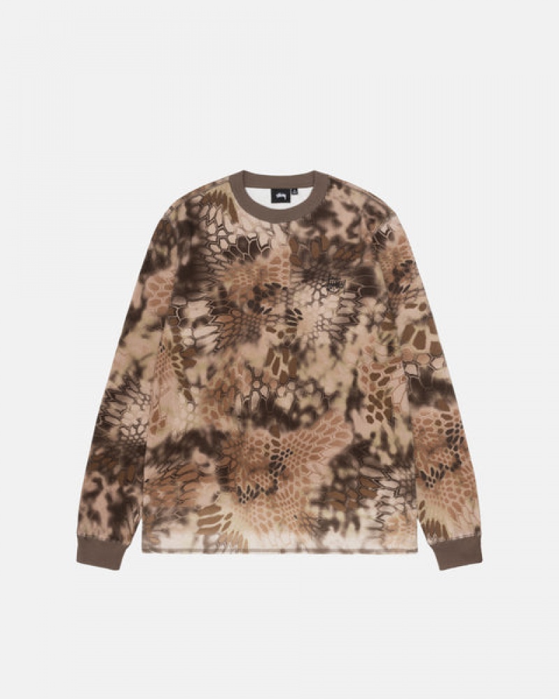 Stussy Kryptek Camo LS Thermal Topi Muške Smeđe Srbija | WXP-1601