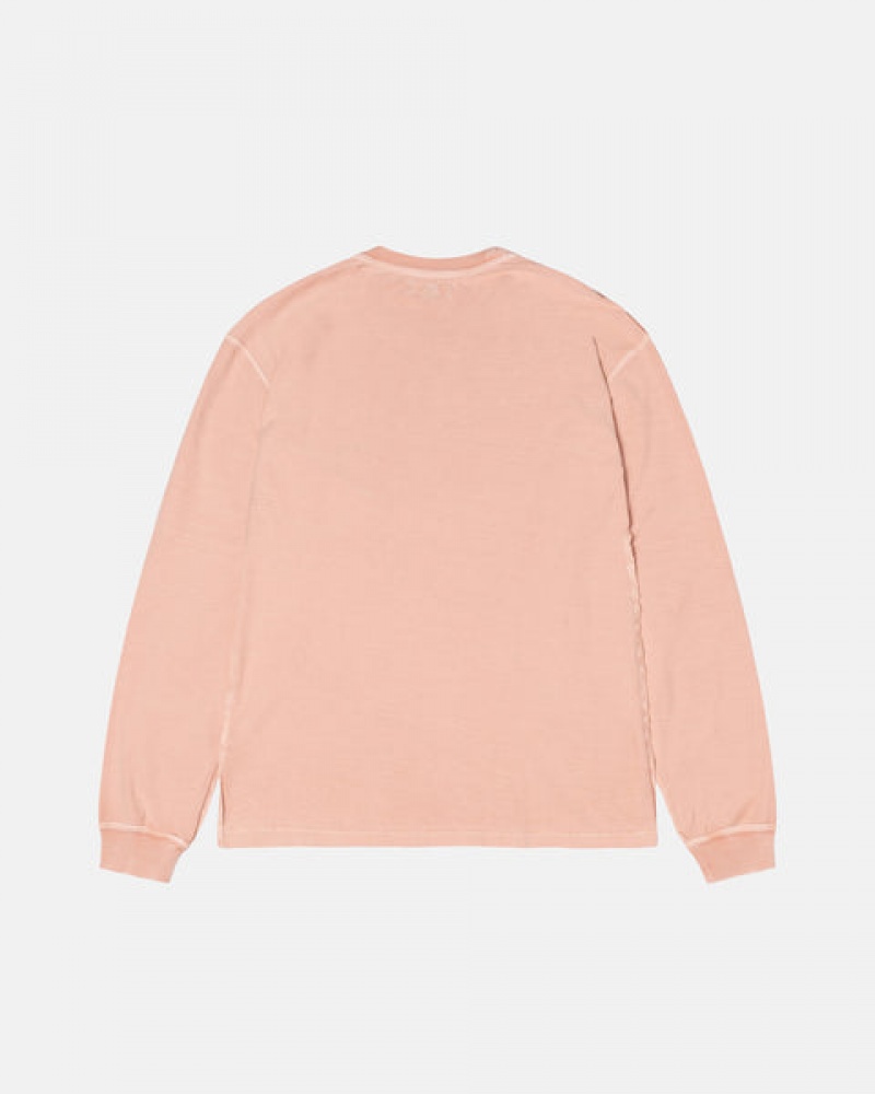 Stussy Lazy Ls Tee Tees Ženske Svijetlo Roze Srbija | KPU-0986