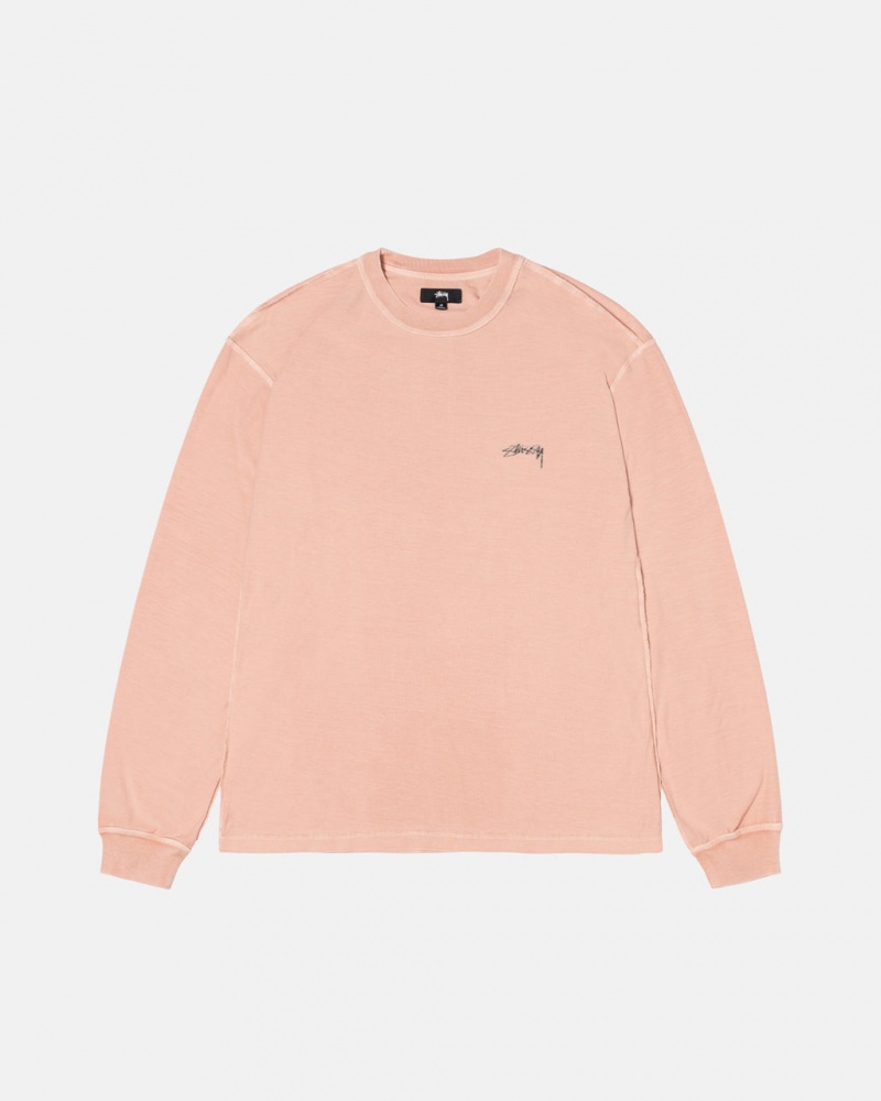 Stussy Lazy Ls Tee Tees Ženske Svijetlo Roze Srbija | KPU-0986