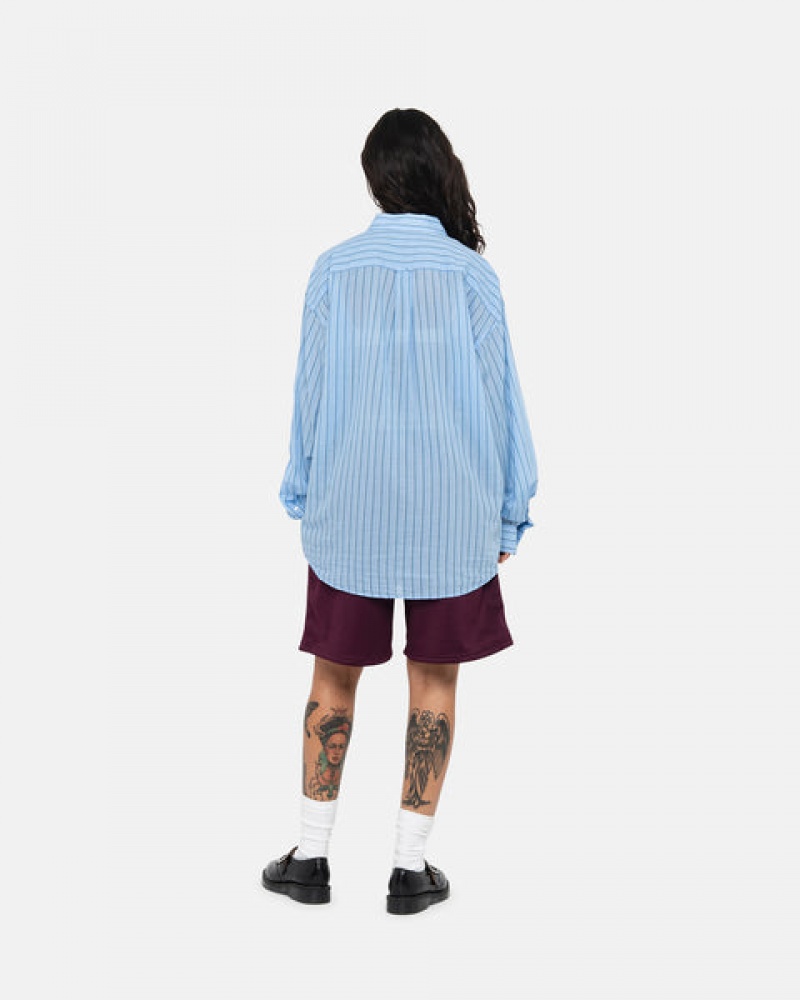 Stussy Light Weight Classic Shirt Košulje Muške Plave Srbija | ZBM-7983