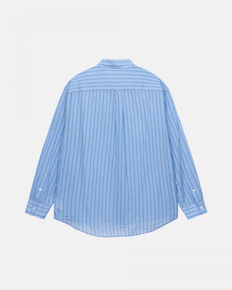 Stussy Light Weight Classic Shirt Košulje Muške Plave Srbija | ZBM-7983