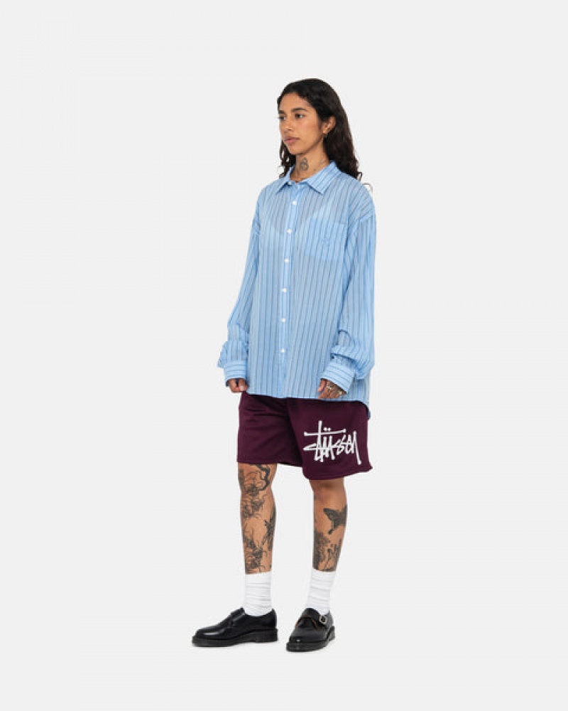 Stussy Light Weight Classic Shirt Košulje Muške Plave Srbija | ZBM-7983