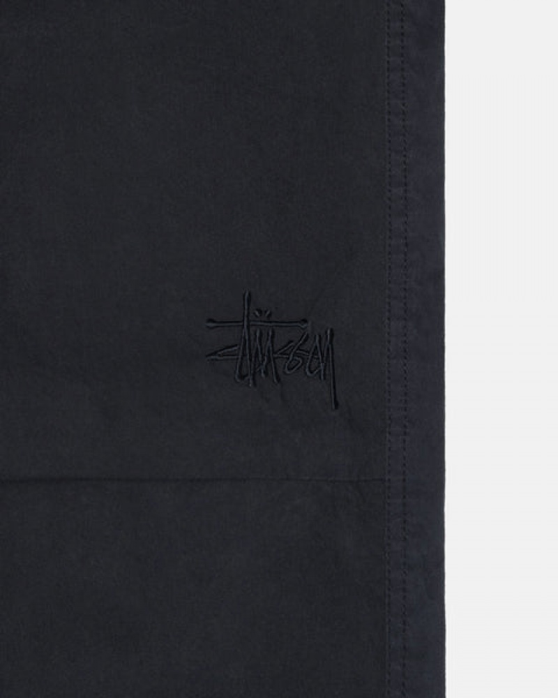 Stussy Nyco Over Trousers Hlače Ženske Crne Srbija | HMS-3696