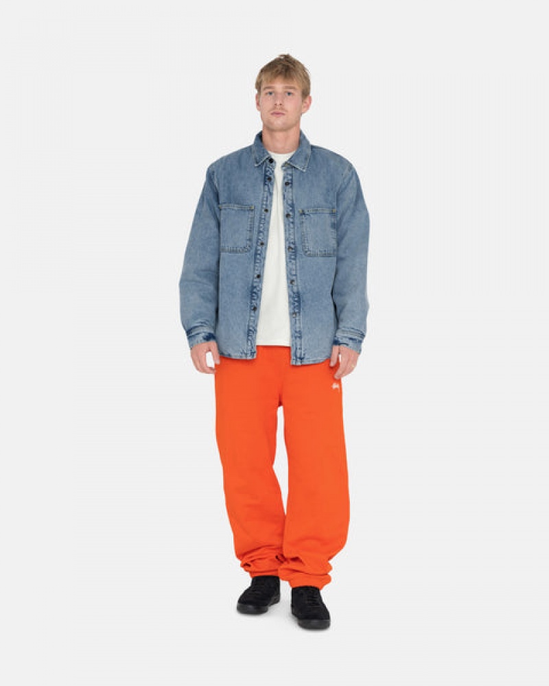 Stussy Overdyed Stock Logo Pant Dukserice Ženske Narančaste Srbija | BXL-0011