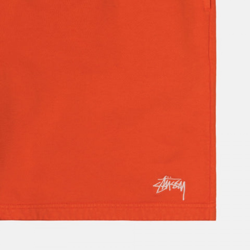 Stussy Overdyed Stock Logo Short Dukserice Ženske Narančaste Srbija | SHL-9257