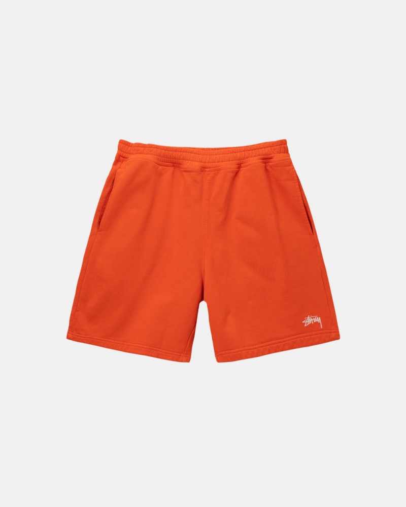 Stussy Overdyed Stock Logo Short Dukserice Ženske Narančaste Srbija | SHL-9257