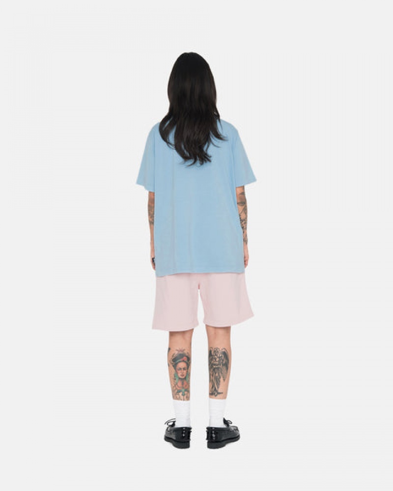 Stussy Overdyed Stock Logo Short Kratke Hlače Muške Roze Srbija | JTF-6902