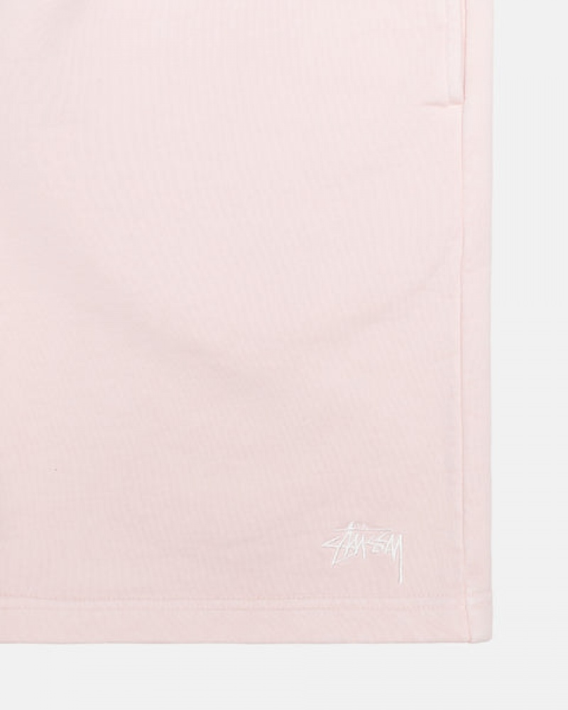 Stussy Overdyed Stock Logo Short Kratke Hlače Muške Roze Srbija | JTF-6902