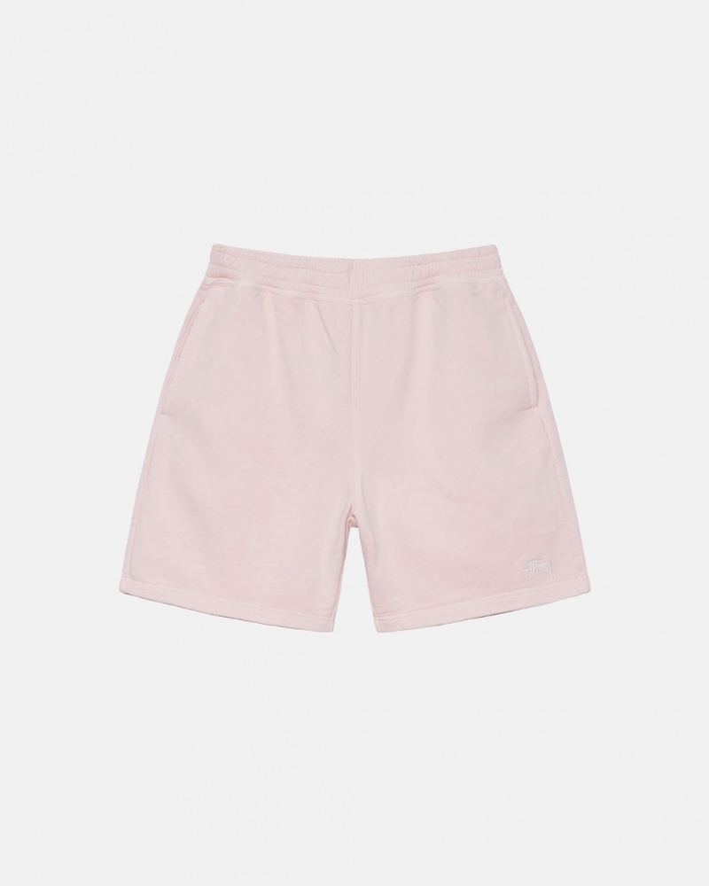 Stussy Overdyed Stock Logo Short Kratke Hlače Muške Roze Srbija | JTF-6902