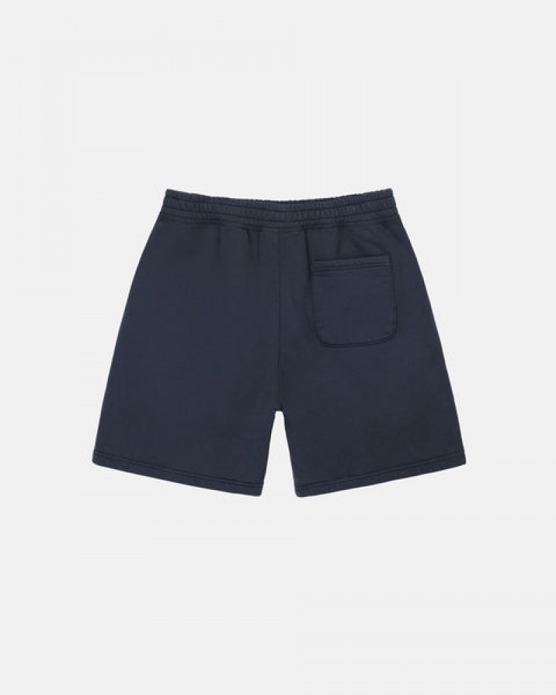 Stussy Overdyed Stock Logo Sweat Short Sweatshorts Muške Tamnoplave Srbija | THV-5715