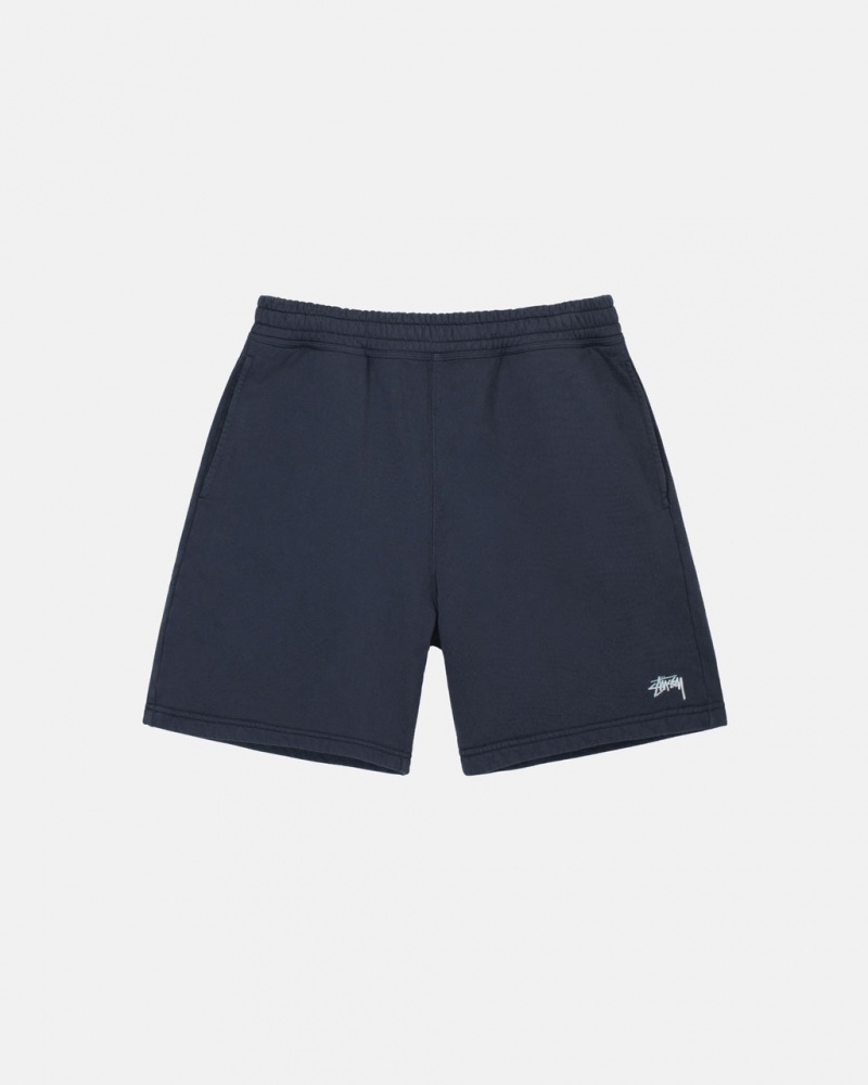 Stussy Overdyed Stock Logo Sweat Short Sweatshorts Muške Tamnoplave Srbija | THV-5715