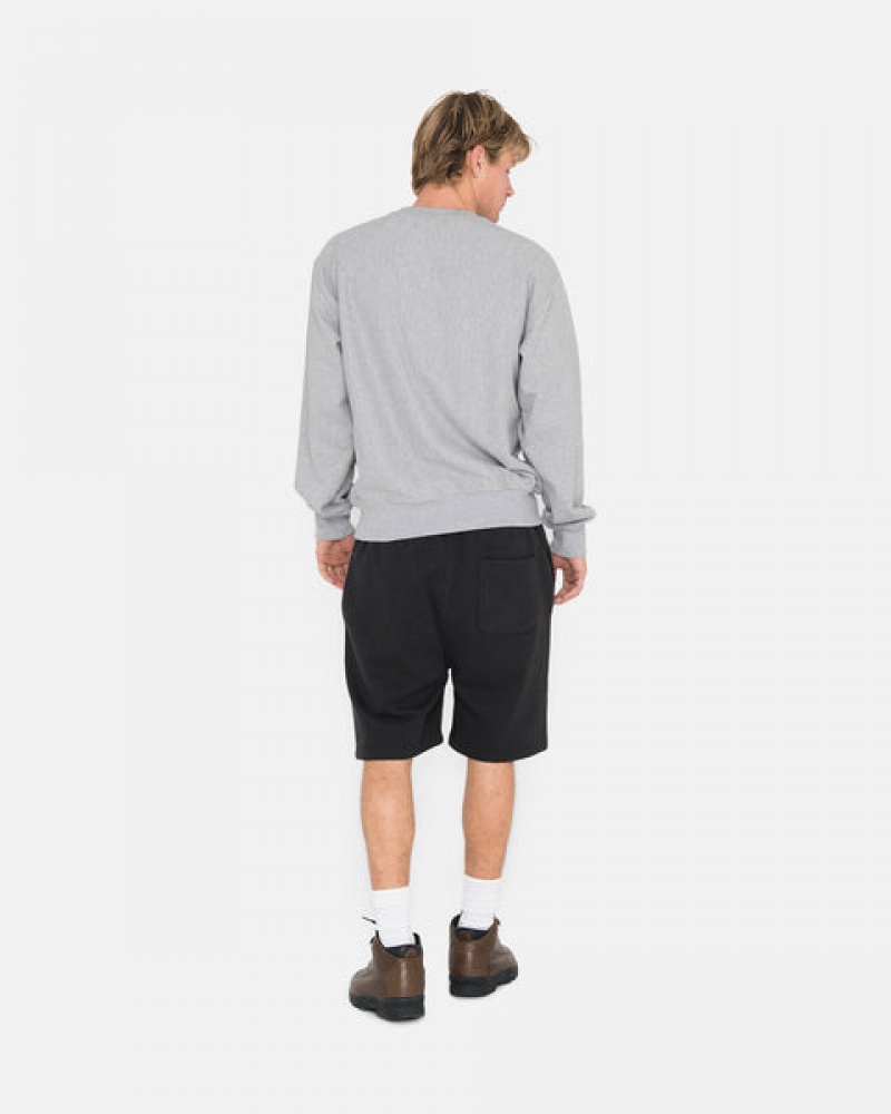 Stussy Overdyed Stock Logo Sweat Short Sweatshorts Ženske Crne Srbija | TIJ-5745