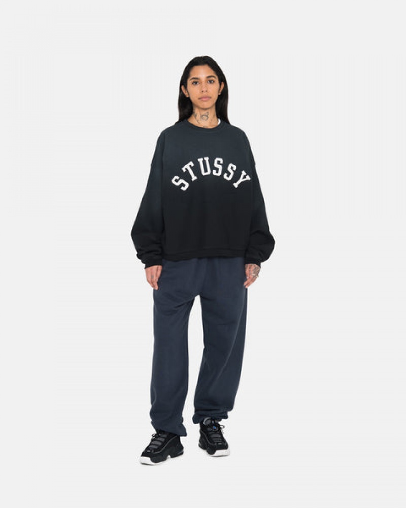 Stussy Overdyed Stock Logo Sweatpant Trenirke Ženske Tamnoplave Srbija | GKQ-0716