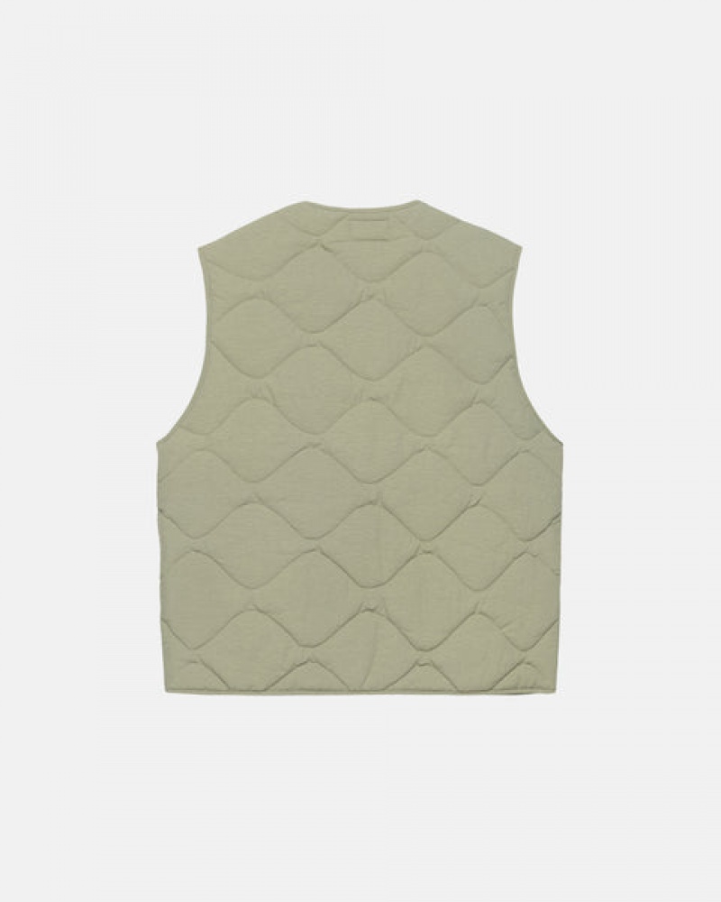 Stussy Recycled Najlon Liner Vest Prsluk Muške Smeđe Srbija | LLP-7110