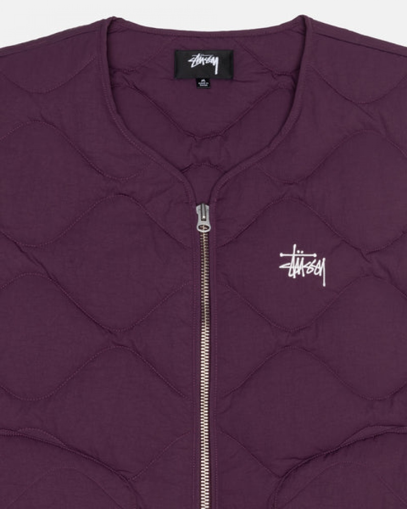 Stussy Recycled Najlon Liner Vest Prsluk Muške Fuksije Srbija | FYF-8551