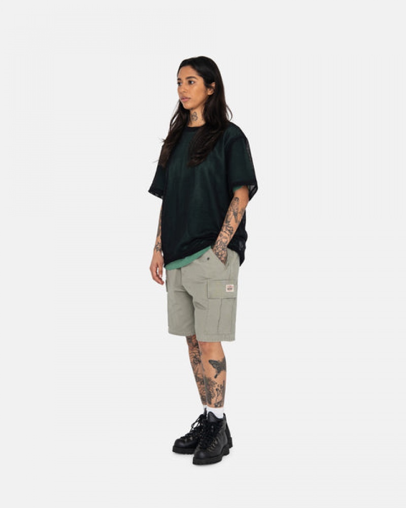 Stussy Ripstop Cargo Beach Short Kratke Hlače Muške Maslinasto Zelene Srbija | MEK-1909