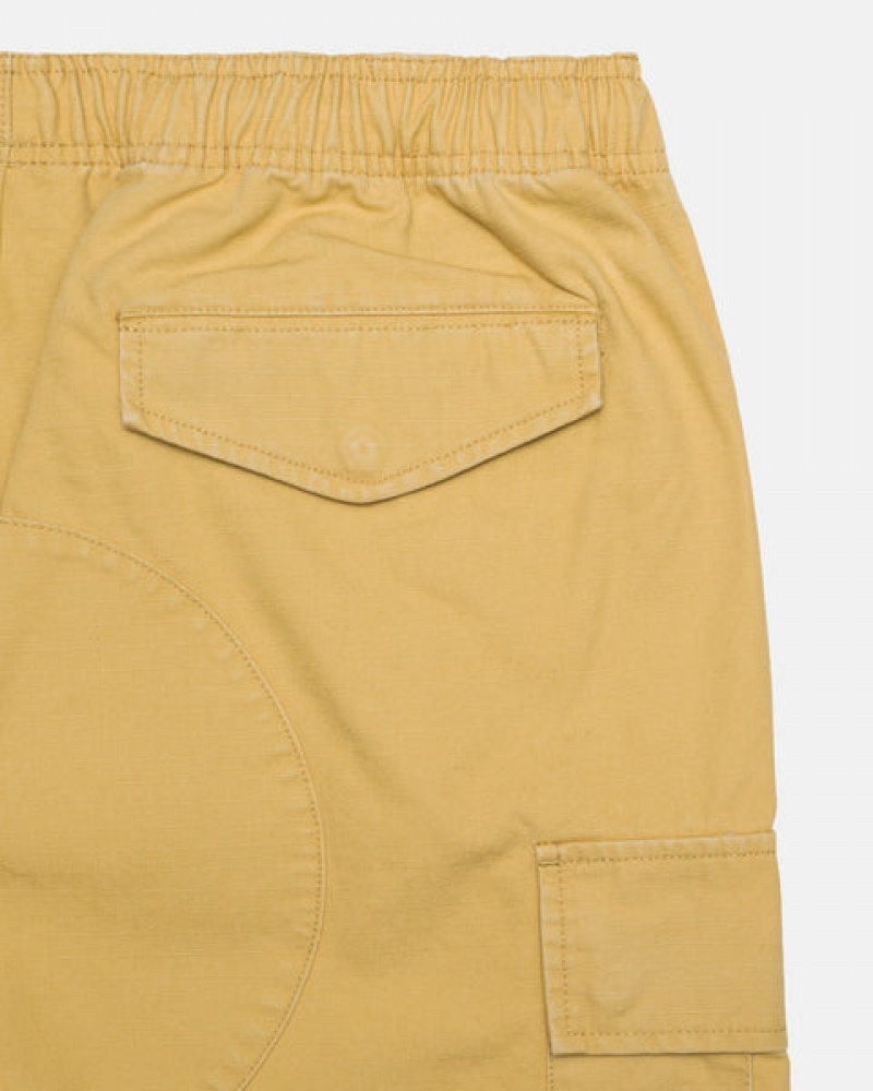 Stussy Ripstop Cargo Beach Short Kratke Hlače Muške Žute Srbija | TUU-1175