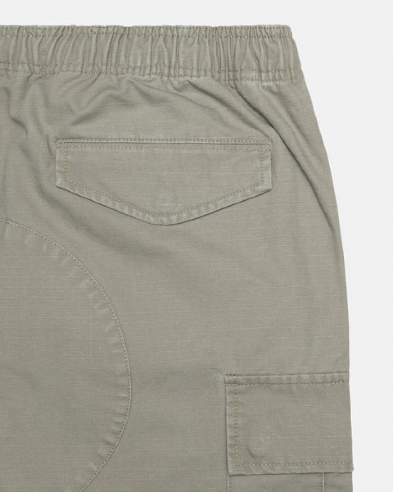 Stussy Ripstop Cargo Beach Short Kratke Hlače Ženske Maslinasto Zelene Srbija | PER-3519