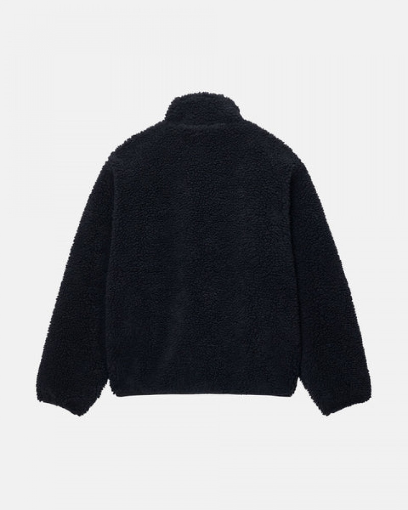 Stussy Sherpa Reversible Jacket Jakne Ženske Crne Srbija | ECU-4583