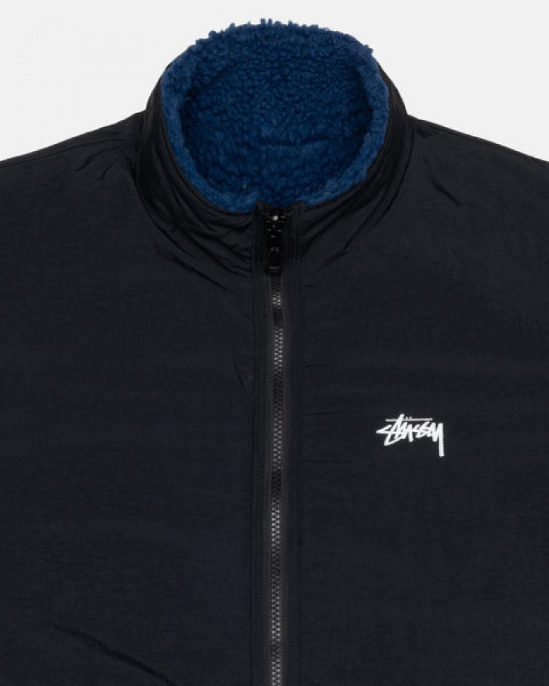 Stussy Sherpa Reversible Jacket Jakne Ženske Plave Srbija | CJB-6714