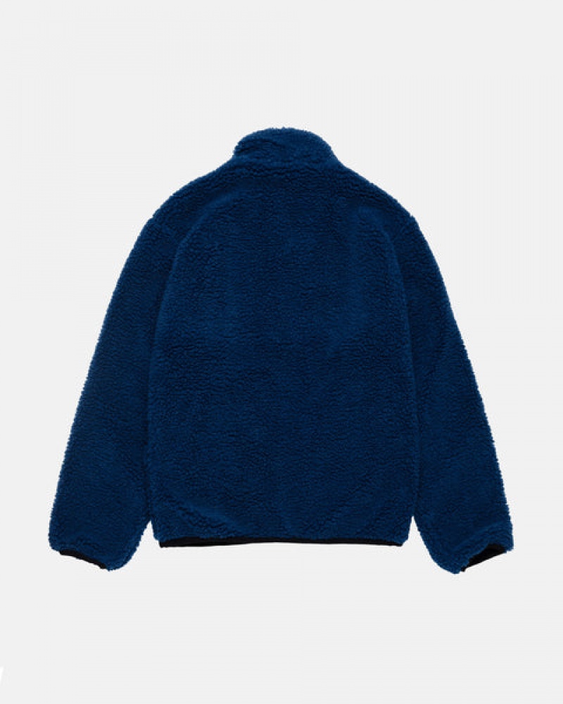 Stussy Sherpa Reversible Jacket Jakne Ženske Plave Srbija | CJB-6714