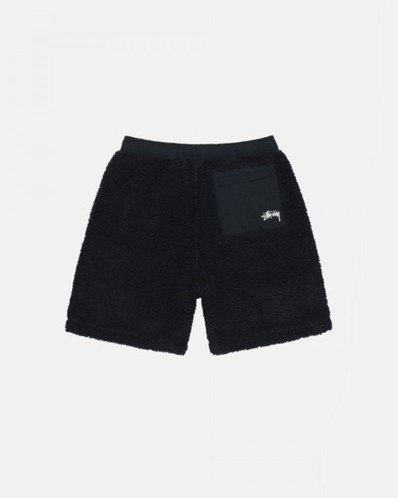 Stussy Sherpa Short Kratke Hlače Muške Crne Srbija | LGR-9075