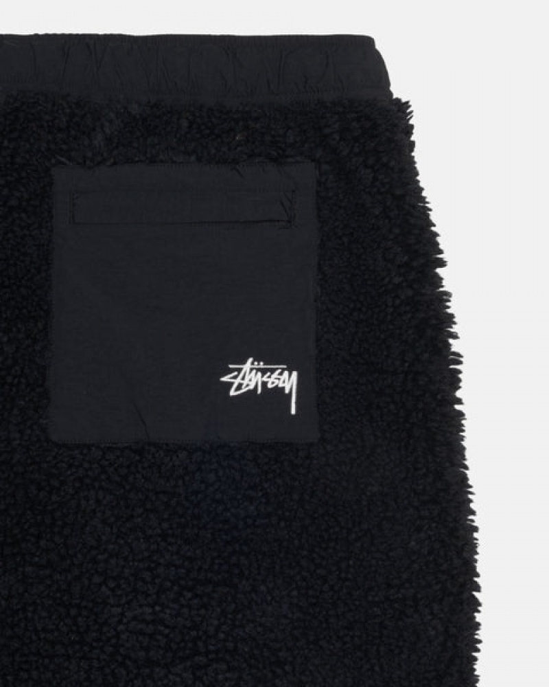 Stussy Sherpa Short Kratke Hlače Muške Crne Srbija | LGR-9075