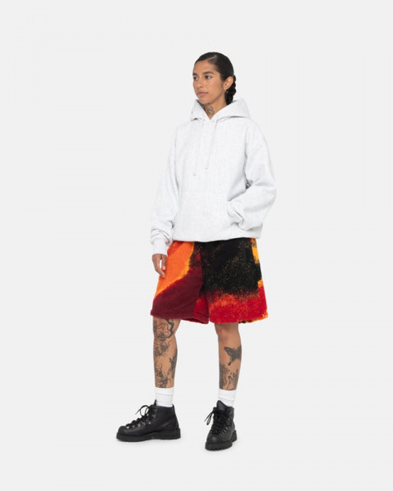 Stussy Sherpa Short Kratke Hlače Muške Crne Crvene Srbija | YLR-9189