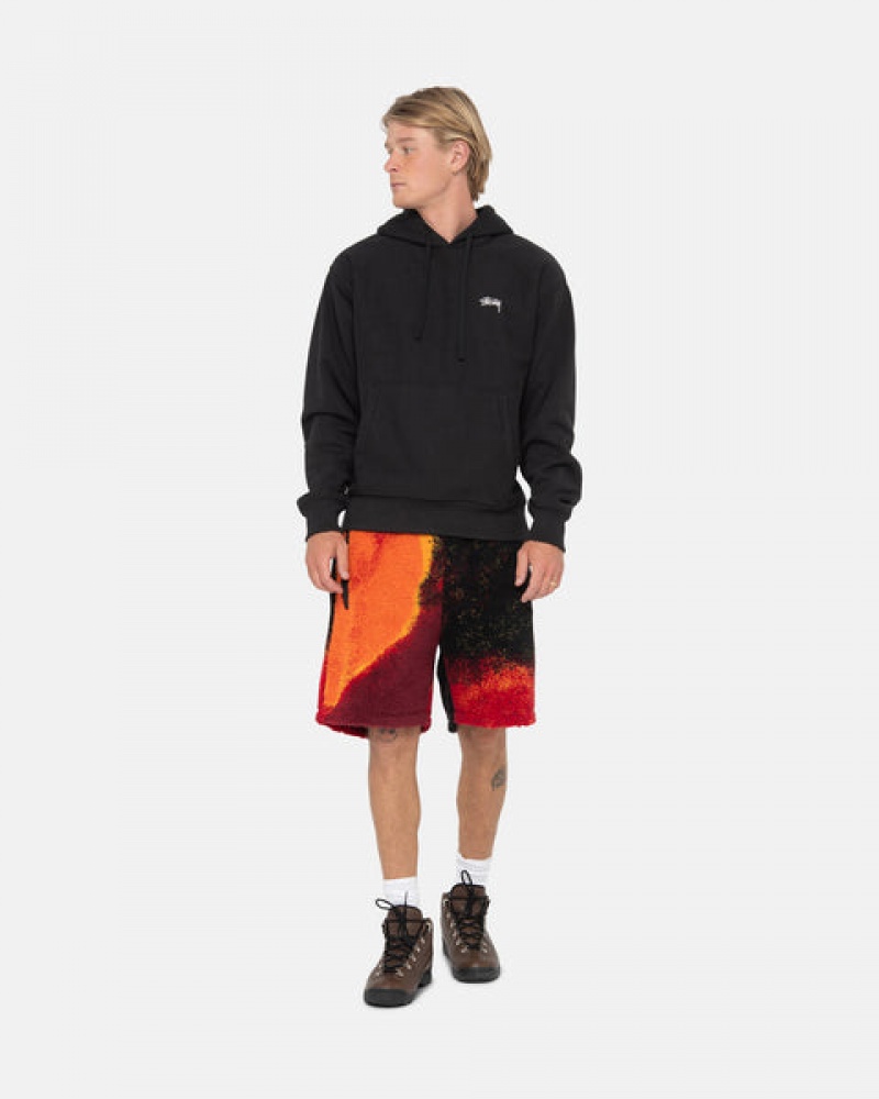 Stussy Sherpa Short Kratke Hlače Ženske Crne Crvene Srbija | ASG-2038