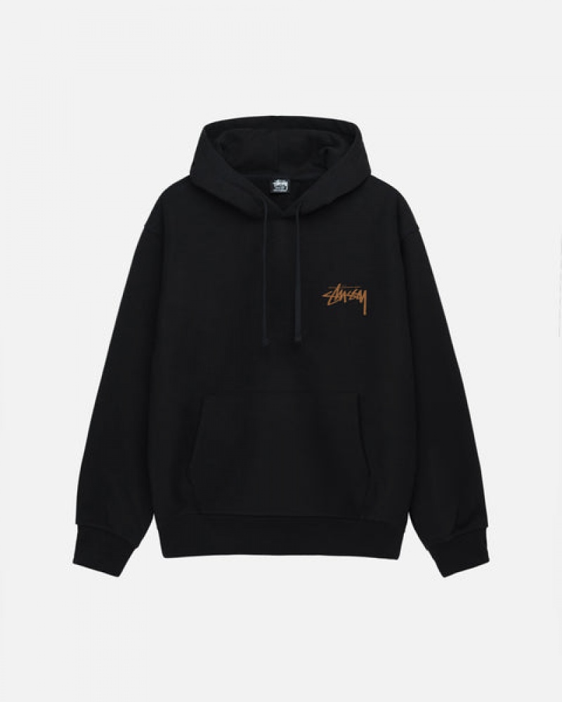 Stussy Skate Tough Hoodie Majica s Kapuljačom Ženske Crne Srbija | DEK-8115