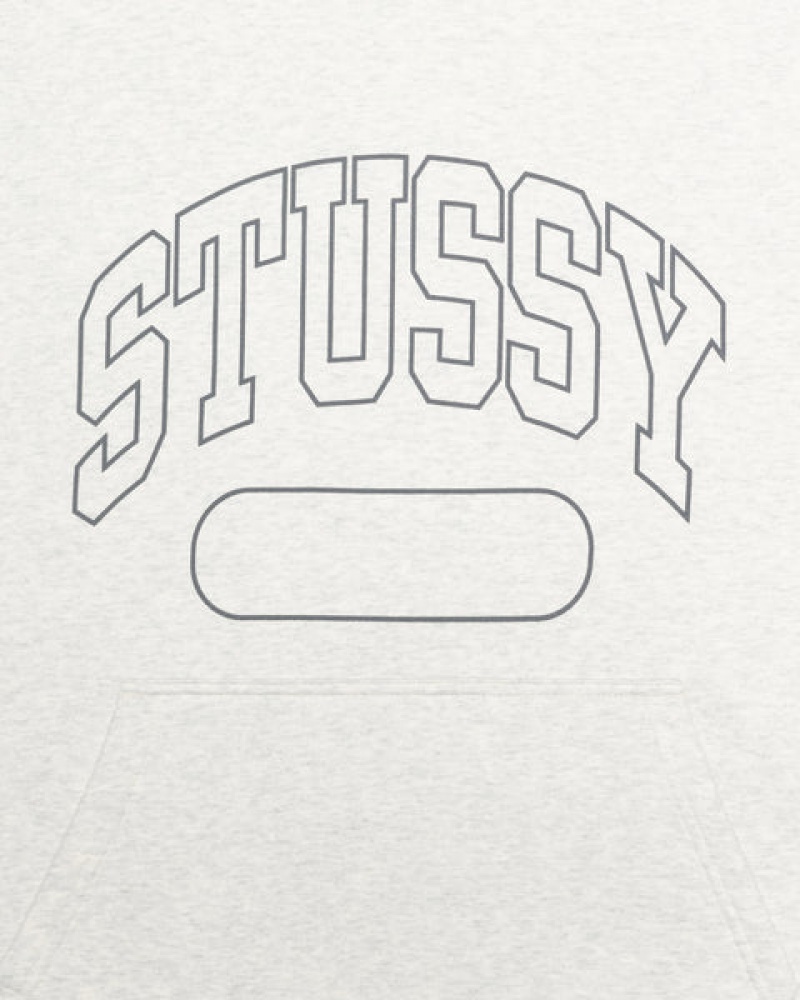 Stussy Ss Boxy Cropped Hoodie Majica s Kapuljačom Ženske Sive Srbija | ZCB-3865