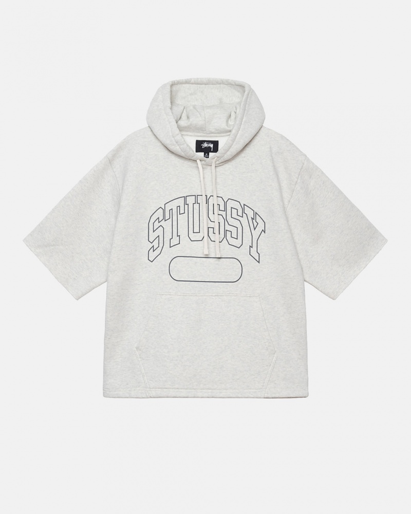 Stussy Ss Boxy Cropped Hoodie Majica s Kapuljačom Ženske Sive Srbija | ZCB-3865