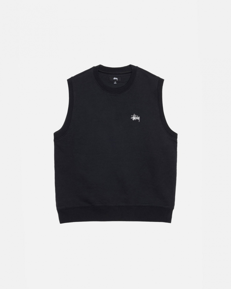 Stussy Stock Fleece Vest Dukserice Ženske Crne Srbija | OHS-4309