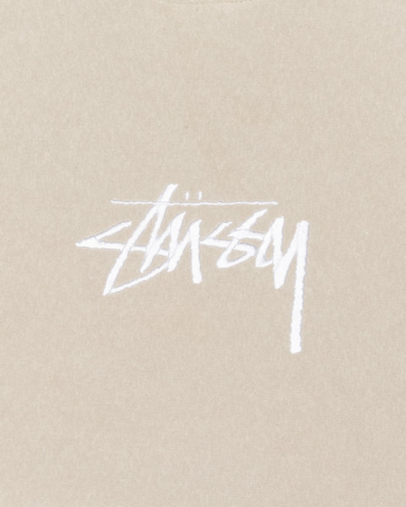 Stussy Stock Logo Applique Hood Dukserice Ženske Kaki Boja Srbija | LAS-1688