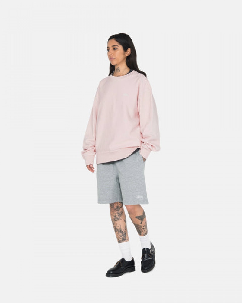 Stussy Stock Logo Sweat Short Kratke Hlače Muške Sive Srbija | VDF-6900