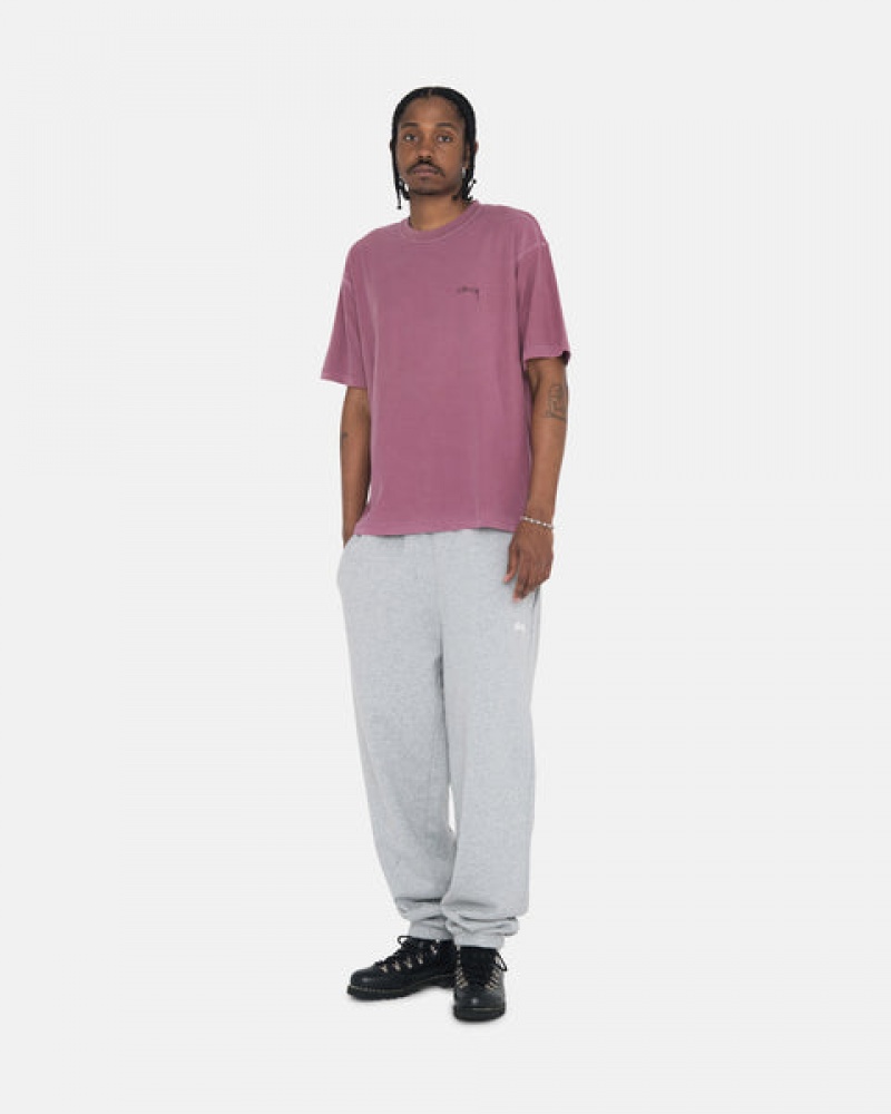 Stussy Stock Logo Sweatpant Trenirke Muške Sive Srbija | GUF-2666