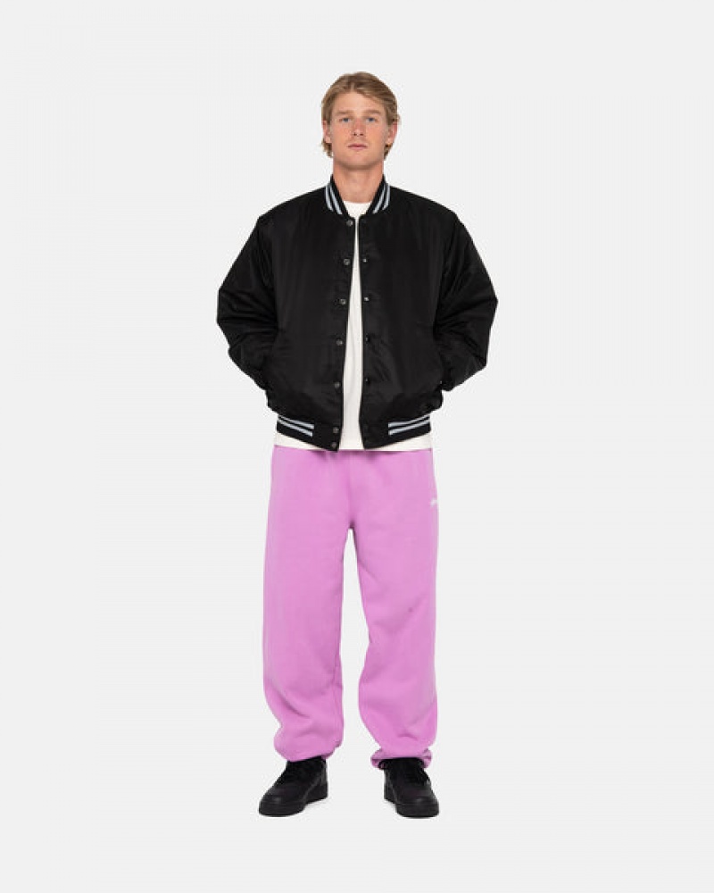 Stussy Stock Logo Sweatpant Trenirke Muške Ljubičaste Srbija | SVB-4780