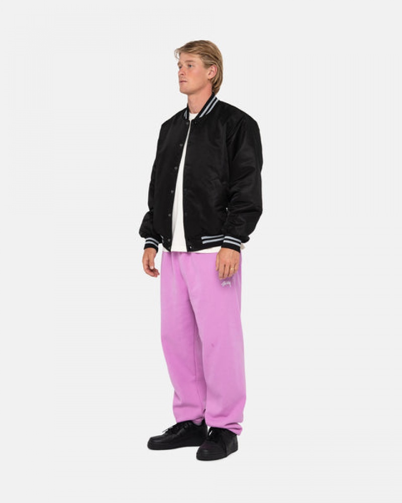 Stussy Stock Logo Sweatpant Trenirke Muške Ljubičaste Srbija | SVB-4780