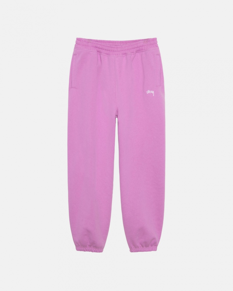 Stussy Stock Logo Sweatpant Trenirke Ženske Ljubičaste Srbija | SBA-0773