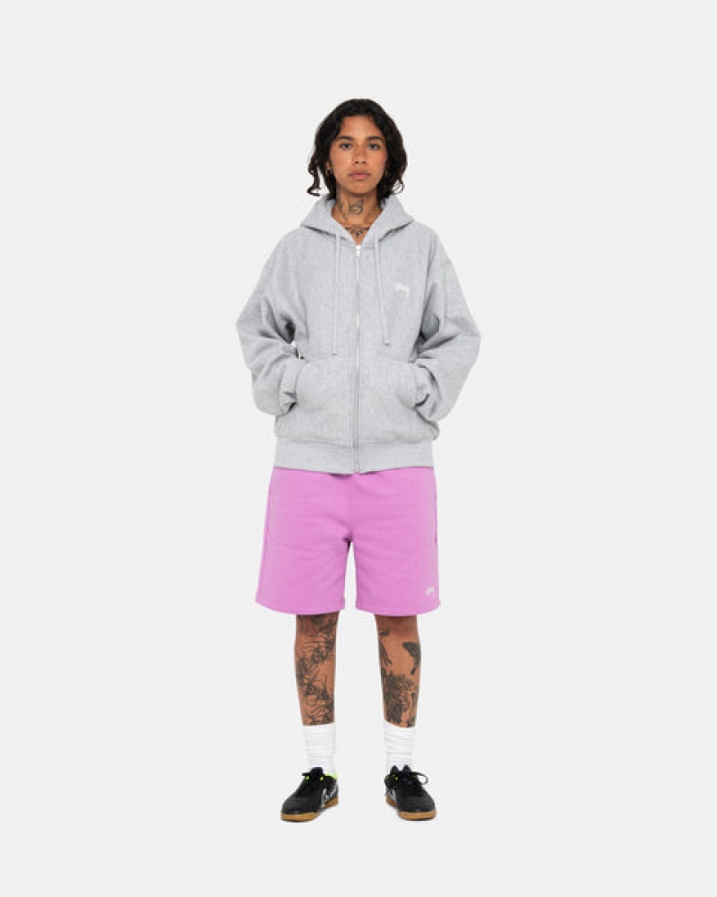 Stussy Stock Logo Sweatshort Sweatshorts Muške Ljubičaste Srbija | SCL-5347