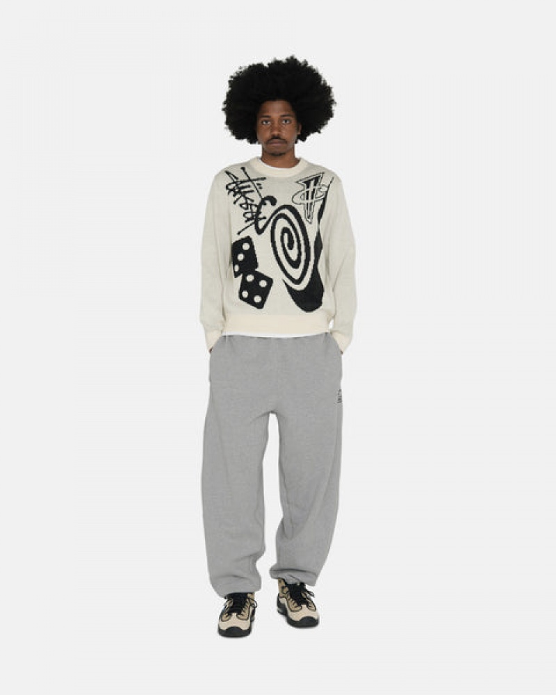 Stussy Fleece Pant Trenirke Muške Tamno Sive Srbija | BDH-8218