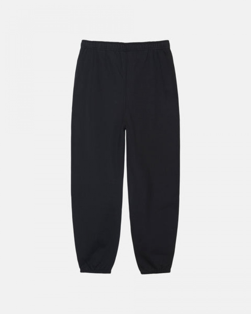 Stussy Stone Wash Fleece Pant Trenirke Muške Crne Srbija | FMK-2900