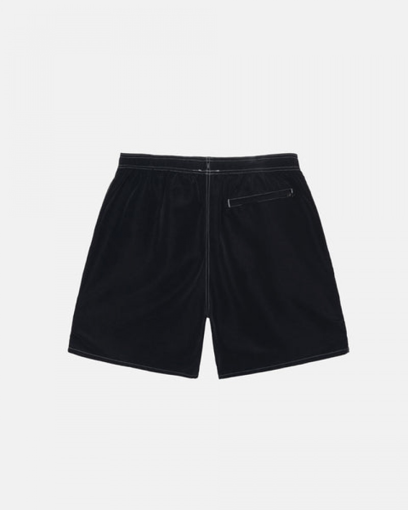 Stussy Surfman Patch Water Short Kupaći Kostimi Muške Crne Srbija | NZZ-6803