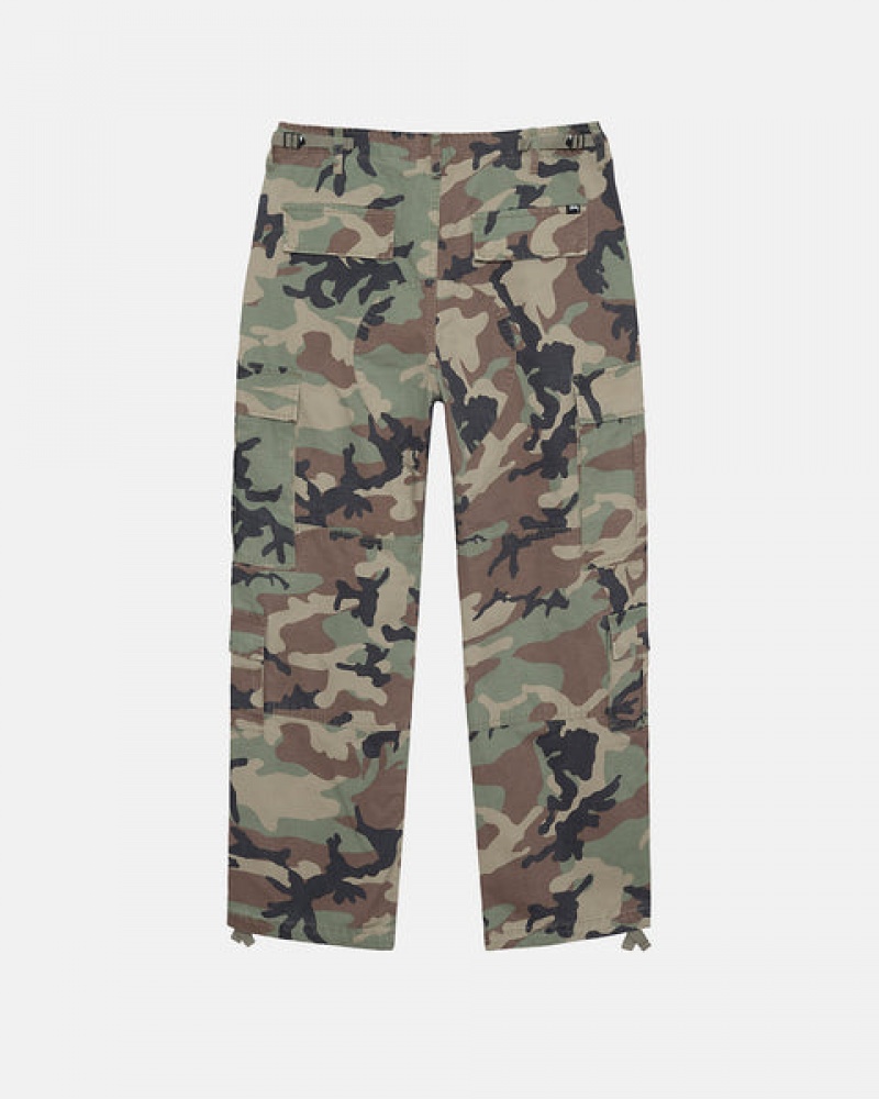 Stussy Surplus Cargo Ripstop Hlače Muške Maskirne Srbija | UEE-5996